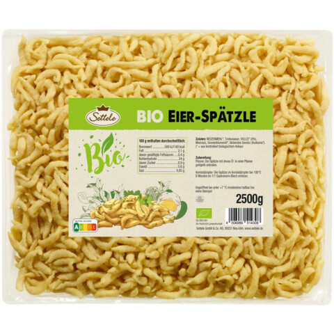 Bio Eier Spätzle frisch 2,5 kg