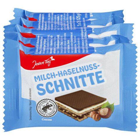 Milch-Haselnuss-Schnitte 10x25 g