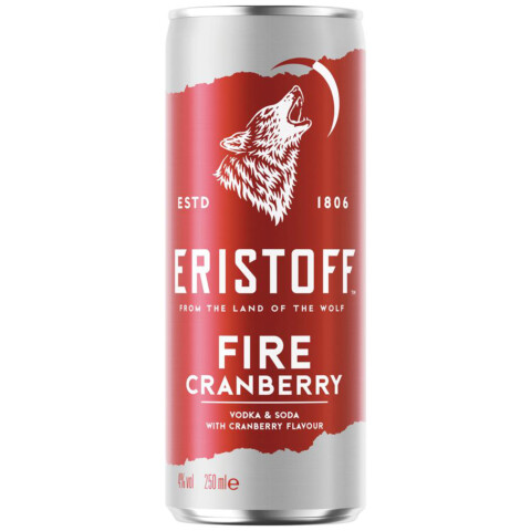 Eristoff Fire Cranberry  250 ml