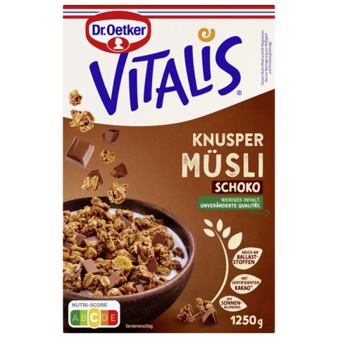Knuspermüsli Schoko 1,25 kg