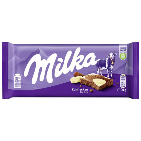 Kuhflecken-Tafel 90 g