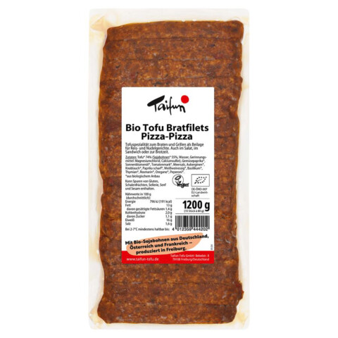 Bio Tofu Bratfilets Pizza-Pizza 1,2 kg