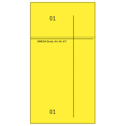 Kellnerblock 14x7,5 gelb 100Bl 1 Stk