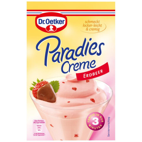 Paradiescreme Erdbeer 65 g