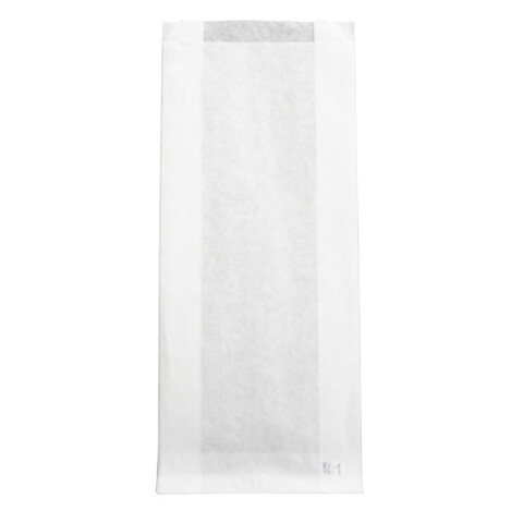 Papier Faltenbeutel weiß 1kg 1000 Stk