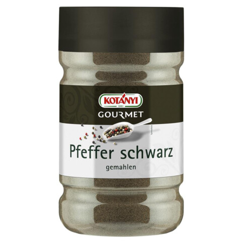 Pfeffer schwarz gemahl.ca.700g 1200 ccm