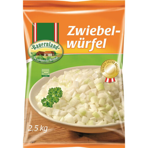 Tk-Zwiebel in Würfel  2,5 kg