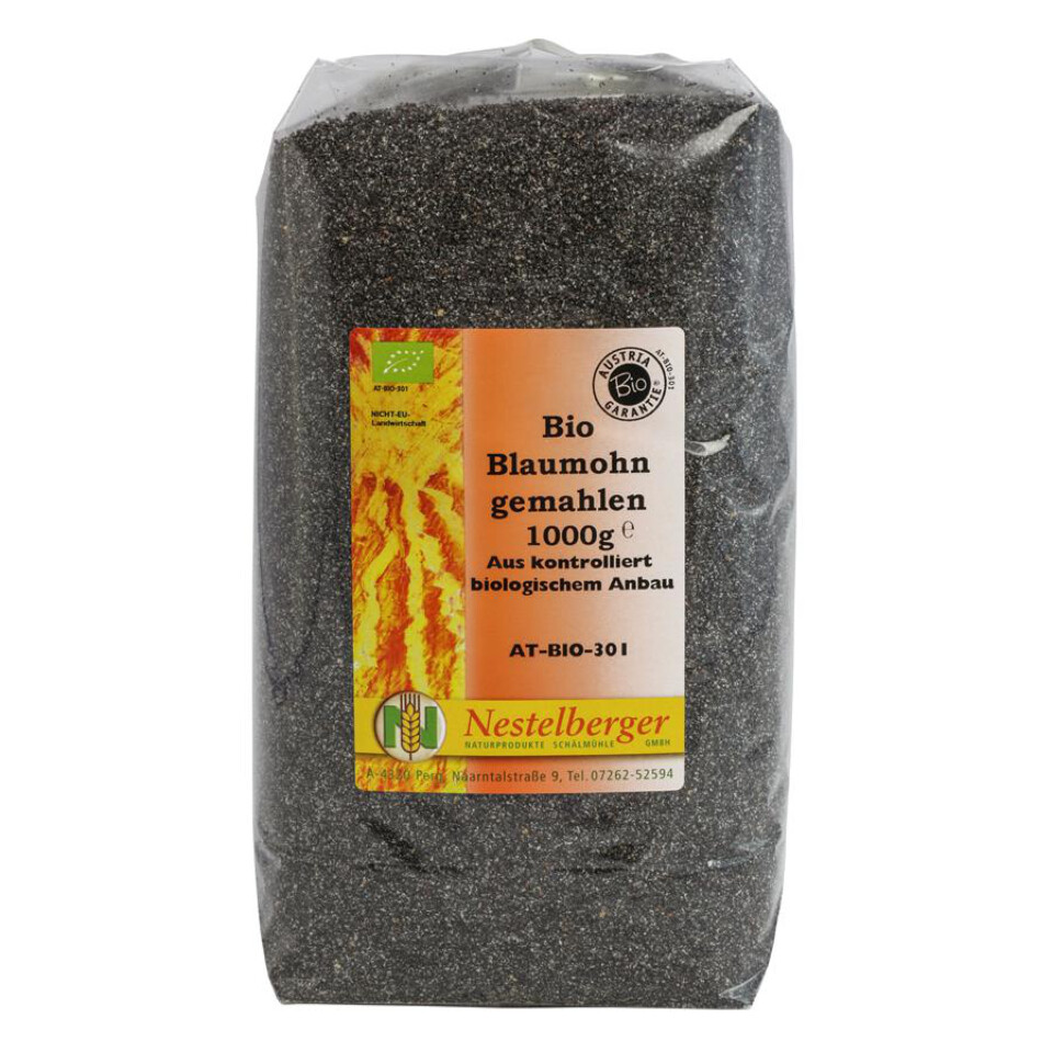Bio Blau Mohn gemahlen 1 kg